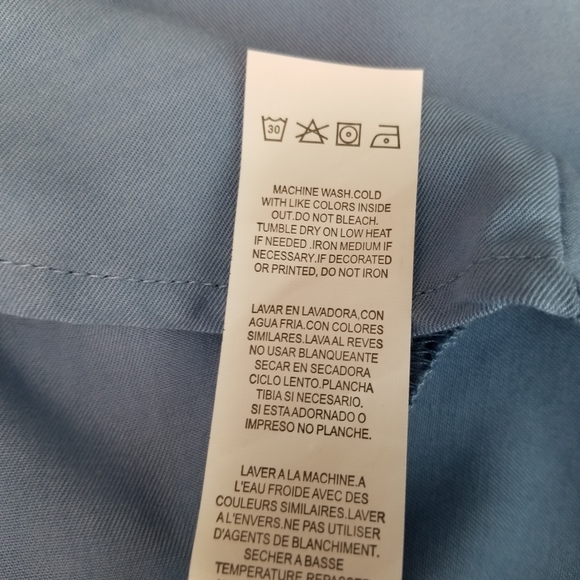 JustFab Shift Dress Eyelet Details NWT - Picture 6 of 9